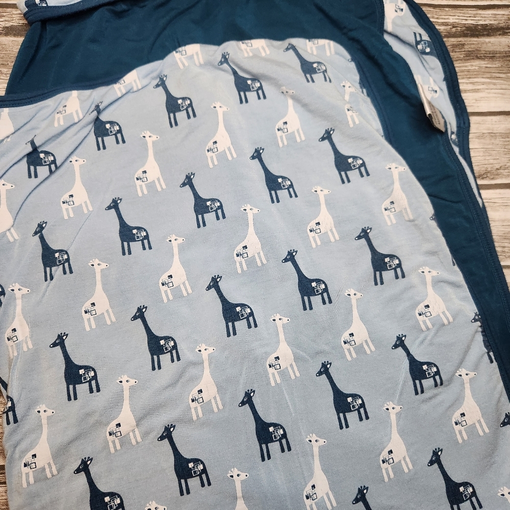 Kickee pants giraffe stroller blanket